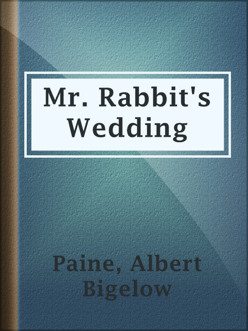 Cover image for Mr. Rabbit's Wedding